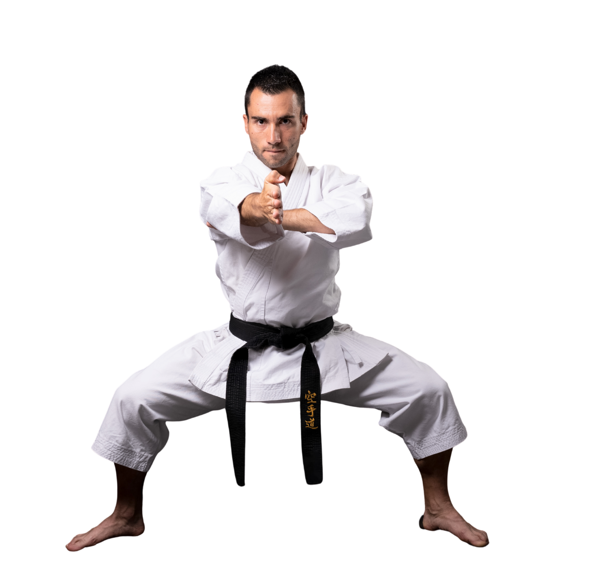 Esecuzione di un kata durante l'allenamento in Akashido
